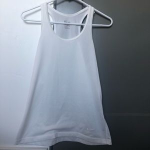 White Nike Dri-Fit Tank Top